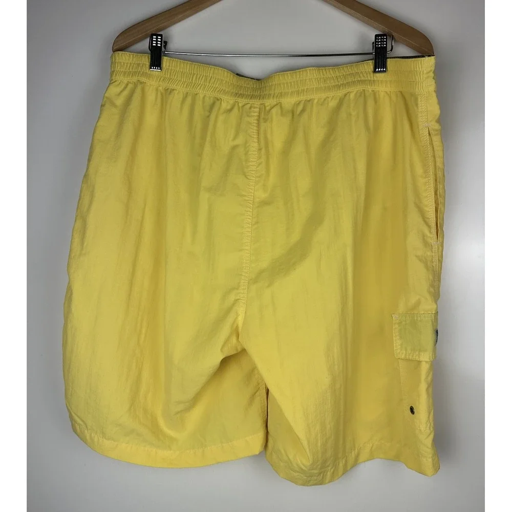 Polo Ralph Lauren Men's 8.5 Inch Kailua Classic Fit Swim Trunks Yellow Shorts XL - Picture 8 of 10